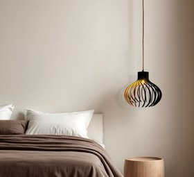 Suspension, Rinöz M, noir, Ø42cm, H36cm - Piatoni