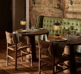 Baladeuse, d'extérieur, Bamboo Mini, noir, IP65, LED, dim, K, lm, Ø15cm, H28cm - Forestier