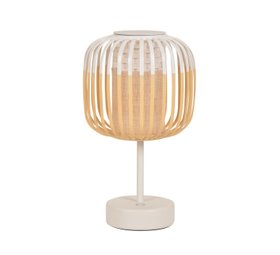 Baladeuse, d'extérieur, Bamboo Mini, blanc, IP65, LED, dim, K, lm, Ø15cm, H28cm - Forestier