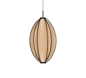 Suspension, Solis L, naturel, Ø40cm, H81cm - Forestier