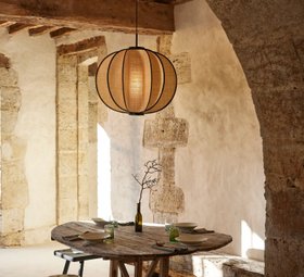 Suspension, Solis M, naturel, Ø60cm, H63cm - Forestier