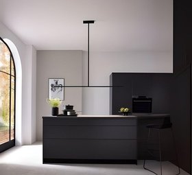 Plafonnier, Fil 2.0, noir, LED, dim, 2700K, 1060 lm, L180cm, H180cm - Wever&Ducré