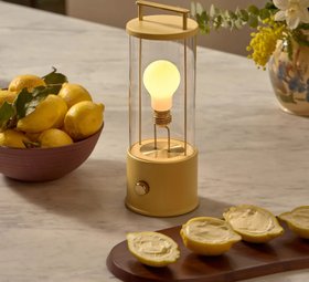 Lampe, Baladeuse, The muse 2.0, jaune posset, IP44, LED, dim, 1800-2800K, 360 lm, Ø12,5cm, H33,8cm - Tala