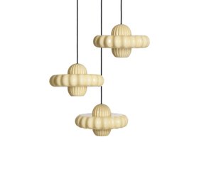 Suspension, Toupi Trio, sirop orgeat, Ø30cm, H60cm - Margaux Keller Collections