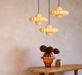 Suspension, Toupi Trio, sirop orgeat, Ø30cm, H60cm - Margaux Keller Collections