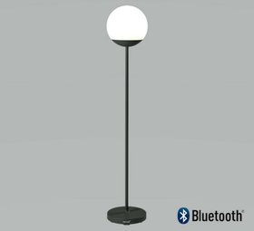 Baladeuse, Lampadaire H134, Mooon! carbone, IP44, dim, 3000K à 6000K, 500lm, Ø25cm, H134cm - Fermob