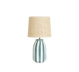 Lampe à poser, Palmaria, bleu sarah,  L25cm, H46cm - Sarah Lavoine