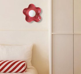 APPLIQUE MURALE, JELLY, EXCLUSIVITÉ NEDGIS, ROUGE, L20CM, H26CM - CARRÉ COCO