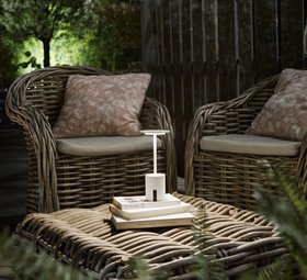 LAMPE, BALADEUSE, LIBERTY, BLANC, IP44, LED, DIM, 3000K, 300 LM, Ø10CM, H22CM - NEDGIS
