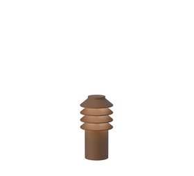 BORNE, BYSTED GARDEN COURTE, CORTEN, IP65, LED, 2700K, LM, Ø13,2CM, H25,4CM - LOUIS POULSEN