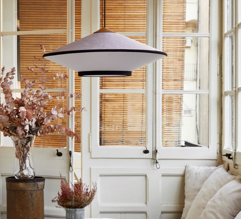 Suspension, Cymbal, rose poudré, Ø70cm, H27cm - Forestier