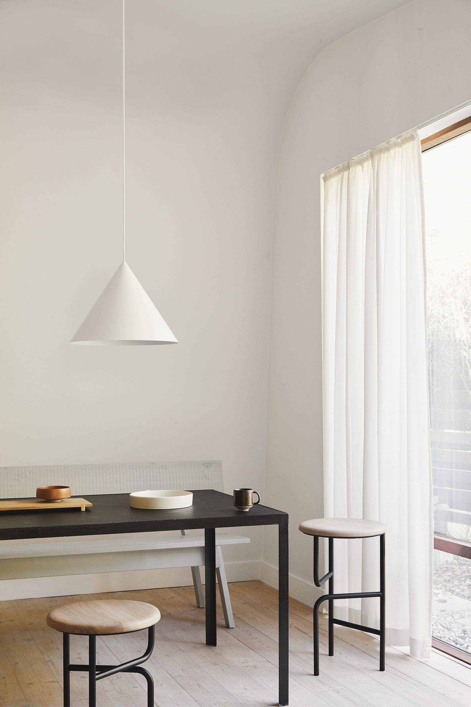 Suspension, Benjamin XL, blanc mat, Ø46cm, H35cm - Frandsen