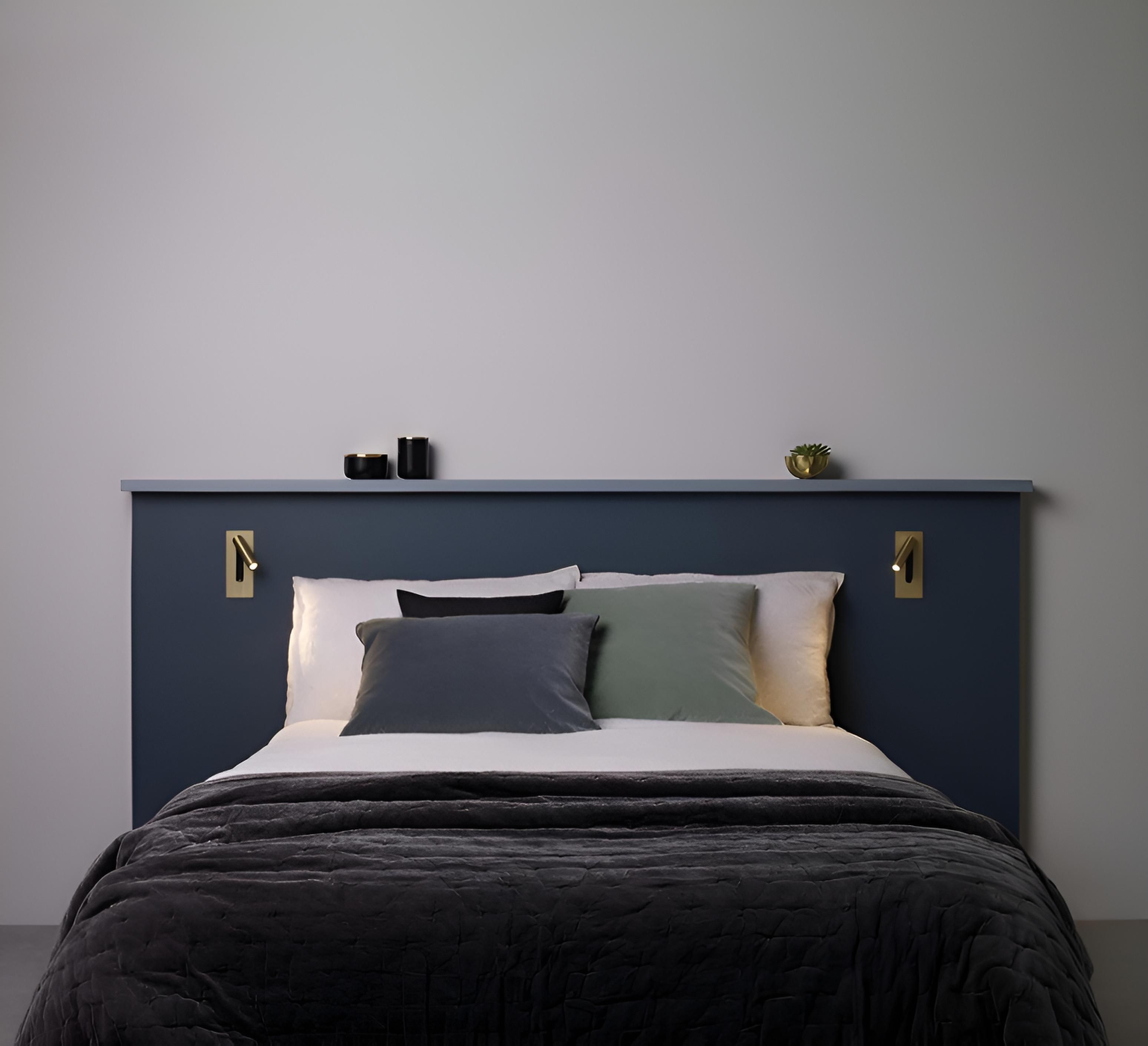 Applique, Liseuse, Fuse 3, or mat, LED, 2700K, 185lm, L7,5cm, H20cm - Astro