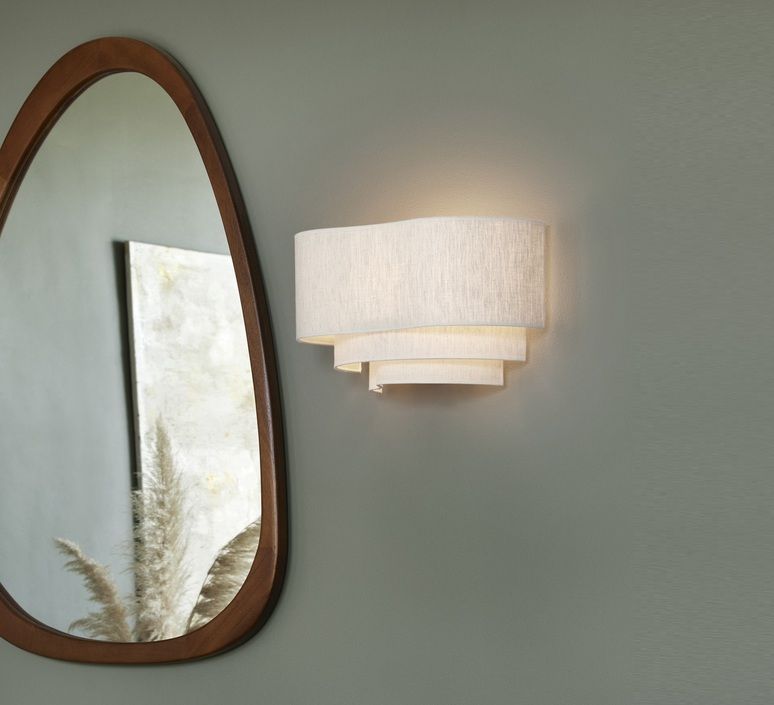 Applique murale, Pebble, écru, L40cm, H25cm - Market Set