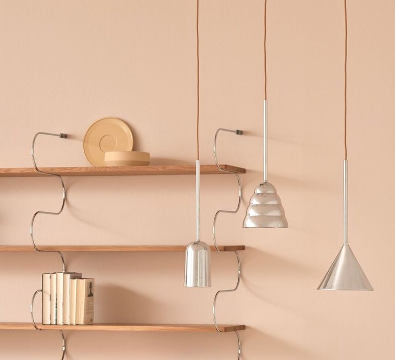 Suspension, Figura Arc, chrome, Ø10cm, H45cm - SCHNEID