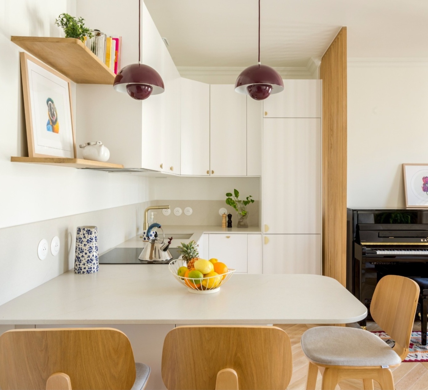 Suspension, Flowerpot VP1, prune foncé, Ø23cm, H16cm - Andtradition