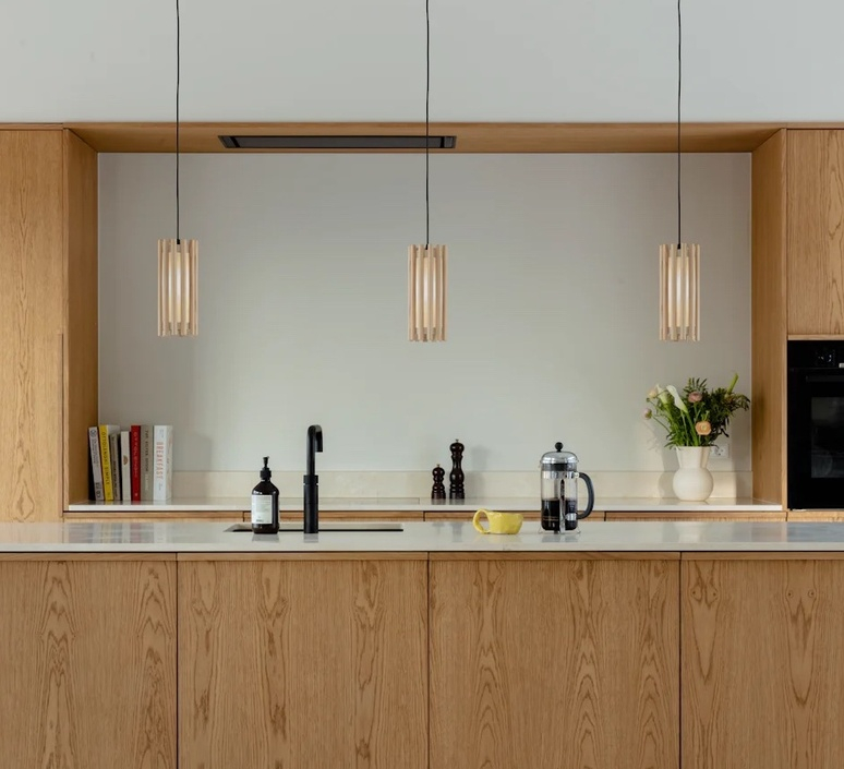 Suspension, Komorebi Circle Mini, Chêne, Ø11cm, H28,7cm - Umage