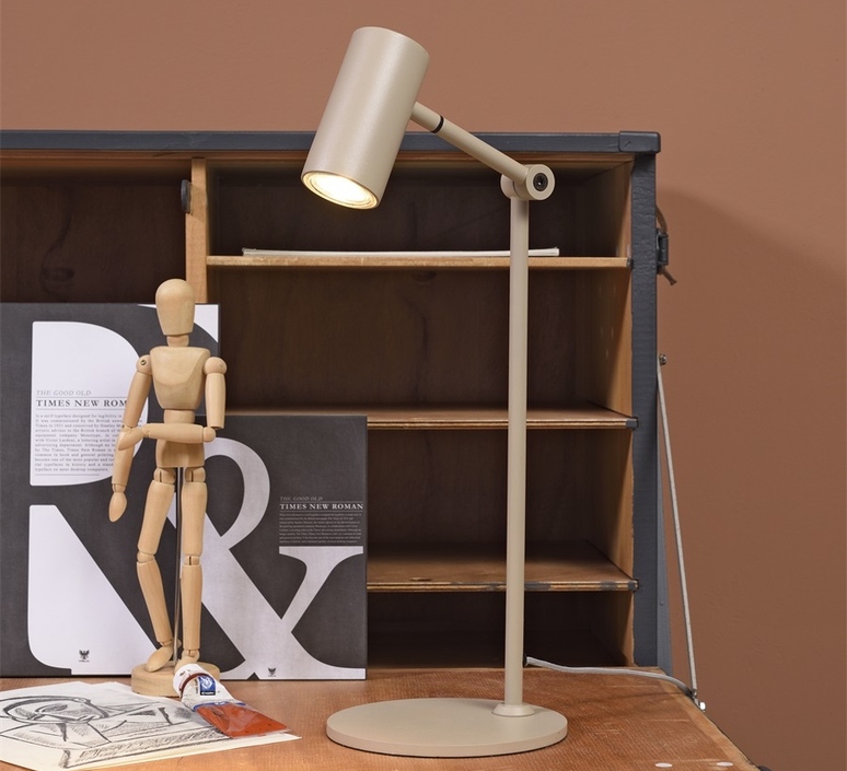 LAMPE À POSER, MONTREUX, SABLE, Ø19CM, H40CM - IT'S ABOUT ROMI