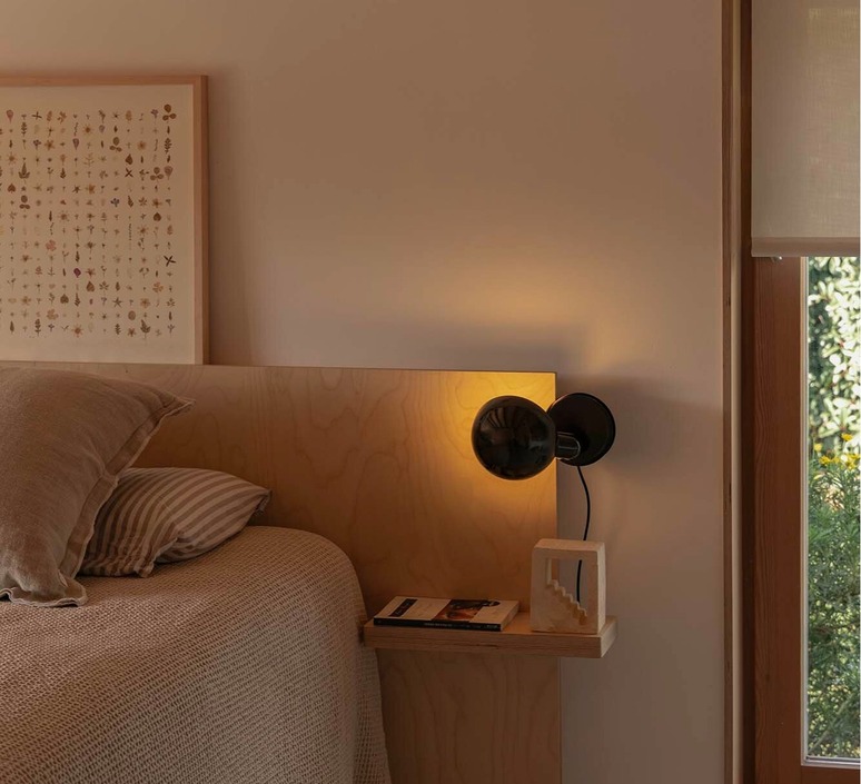 LAMPE À POSER À PINCE, BELA, NOIR, Ø14,6CM, H24CM - FARO