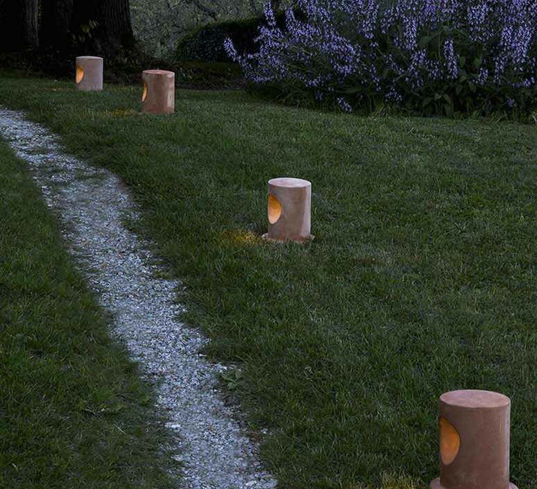 BORNE, U-BOAT 1, TERRACOTTA, IP65, LED, 2700K, 250 LM, Ø20CM, H24CM - TOSCOT