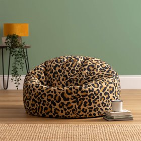 icon Leopard Print Bean Bag Collection