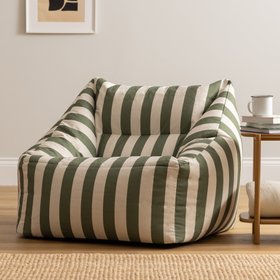 icon Natalia Striped Woven Armchair Bean Bag