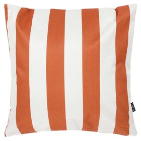 icon Stripe Kyoto Indoor-Outdoor Cushion - Burnt Orange Deck Stripe