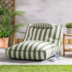 icon Nova Striped Kyoto Outdoor Lounger Bean Bag