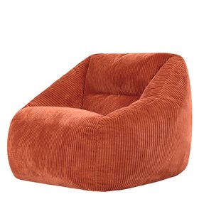 icon Natalia Corduroy Armchair Bean Bag - Terracotta