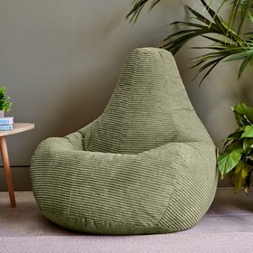 icon Dalton Corduroy Recliner Bean Bag - Sage Green