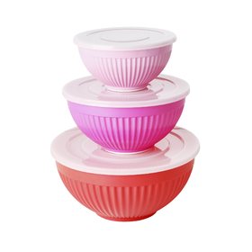 RICE Melamin Schüssel Set SOP Farben