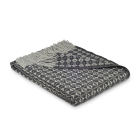Charcoal Cob Weave Throw