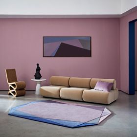 Jewel Rug Sky Rose