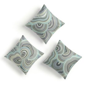 Set of 3 Lichen Greige Cushions
