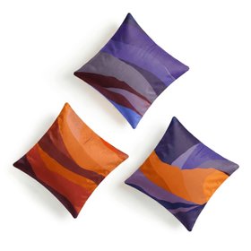 Set of 3 Antelope Canyon Twilight Cushions
