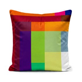 Chromatic Pixels Cushion