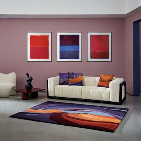 Set of 3 Antelope Canyon Twilight Cushions