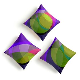 Set Of 3 Galaxy Cushions