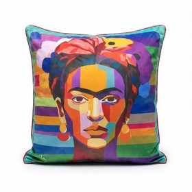Frida Kahlo Viva Musa Cushion