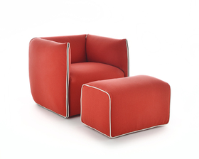 Mia Poltrona con pouf 