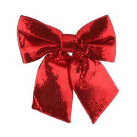 FIOCCO DI NATALE PAILLETTES ROSSO 25X30 CM Euro 6