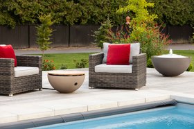 Hemi Gas fire pit fire bowl