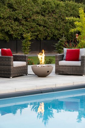 Hemi Gas fire pit fire bowl