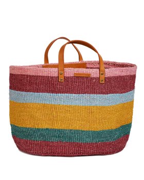 HEKA: Bold Striped Sisal Shopper