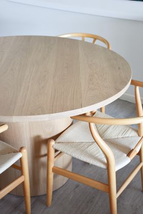 Round Drum Dining Table