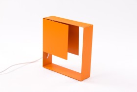 Lampada da tavolo Square - arancio