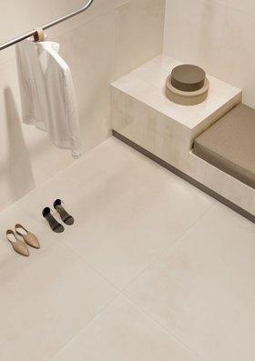 Piastrelle in gres Keope Cottomilano effetto Terracotta bianco talco