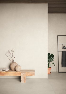Piastrelle MOOVUP effetto cemento bianco WHITE