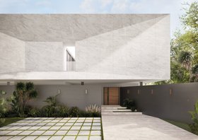 Pavimento bianco effetto marmo per esterni Michelangelo white