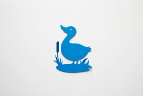 Piccoli Decori/Appendiabiti - Cartoon Hook Small paperella blu